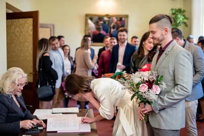 Fotograf nunta Timisoara. Cununia civila